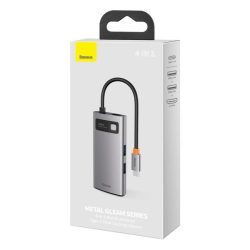 Αντάπτορας Baseus Metal Gleam Series Hub 4in1 Type-C Adapter - Grey