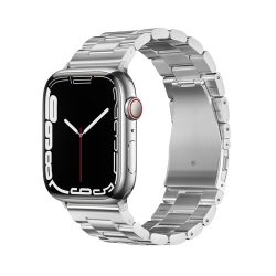 Μεταλλικό Λουράκι Forcell για Apple Watch 42/44/45/49mm & SE- Silver