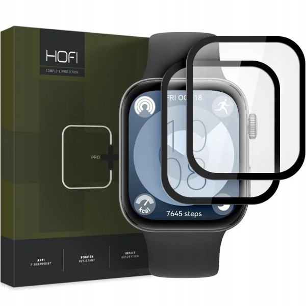 Hofi Tempered Glass Pro+ για το Huawei Watch Fit 3 Black