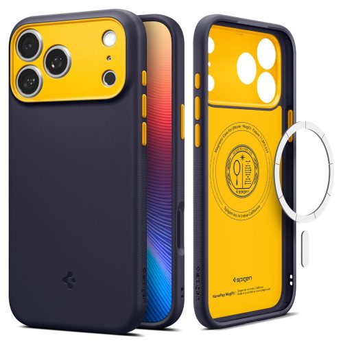 Θήκη Σιλικόνης Spigen Nano Pop με Magsafe για iPhone 17 Pro - Blueberry Navy