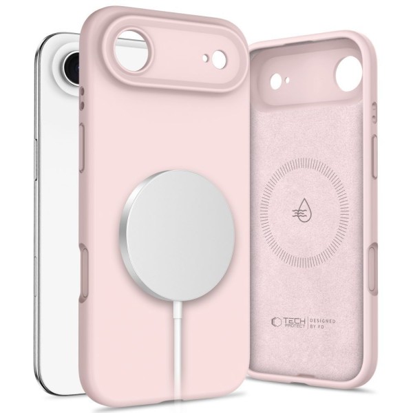 Θήκη Σιλικόνης Tech Protect με Magsafe για iPhone Air - Pink Pearl