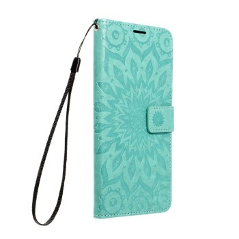 Θήκη Book Forcell Mezzo Υφασμάτινη με Δυνατότητα Stand για Samsung Galaxy A25 5G - Green Mandala