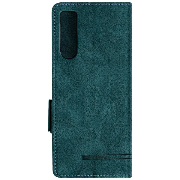 Θήκη Δερματίνης Wallet για Sony Xperia 10 V / 10 VI – Dark Green