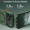 Θήκη Σιλικόνης Orso MagCase Focus με MagSafe για iPhone 17 Pro Max - Frosted Forest Green