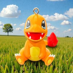 Μπρελόκ 3D Printed: Pokémon - Sitting Charmander