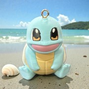 Pokémon 3D Printed Keychain - Sitting Squirtle