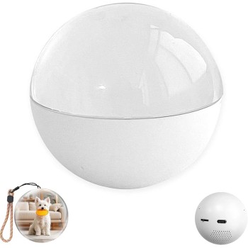 Electronic Crystal Ball, Video Display Ornament (White)