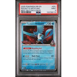 Team Rocket”s Articuno #051 – Destined Rivals (2025) – PSA 9 MINT – English