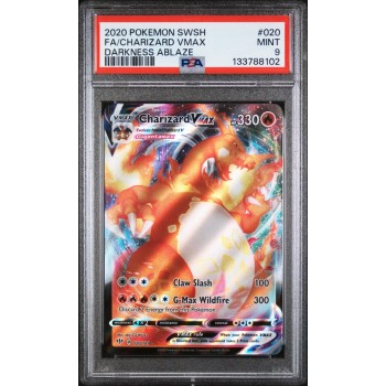 Charizard Vmax #020 – Darkness Ablaze (2020) – PSA 9 MINT – English