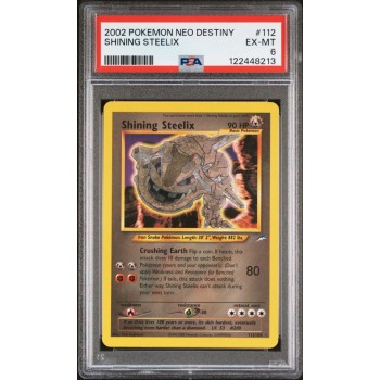Shining Steelix - Neo Destiny - English 2002 -  #112/105 - EX-MT 6 - Pokemon Graded Card