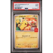 Pikachu #020 – McDONALD”S Promo (2025) – PSA 9 MINT – Japanese