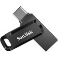 USB Stick SanDisk Ultra Dual Drive Go - 64GB USB 3.2 με σύνδεση USB-A & USB-C - Μαύρο