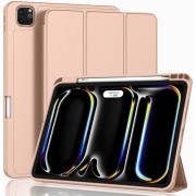 Θήκη Book Soft TPU Flexible Pencil Holder  για Apple iPad Pro 11 2024 - Beige