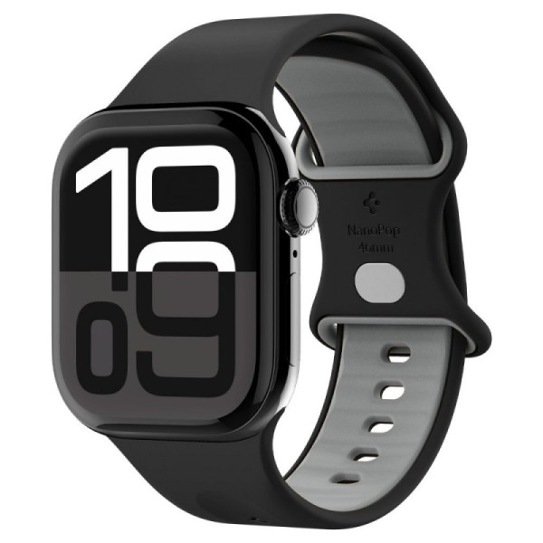 Λουράκι Σιλικόνης Spigen Nano Pop για Apple Watch 44/45/46/49mm - Black Sesame