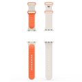 Λουράκι Σιλικόνης Spigen Nano Pop για Apple Watch 44/45/46/49mm - Orange Beige