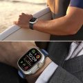 Λουράκι Σιλικόνης Tech-Protect Iconband Line για Apple Watch 44/45/46/49mm - Black