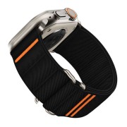 Λουράκι Υφασμάτινο Tech-Protect Nylon Slip για Apple  Watch 44/45/46/49mm - Black