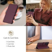 Θήκη Πορτοφόλι TECH-PROTECT Wallet για Samsung Galaxy A17 4G /Α17 5G - Mulberry