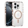 Θήκη Σιλικόνης με Λουράκι Orso Detachable Lanyard με Magsafe για Apple iPhone 13/14 - Clear Gold