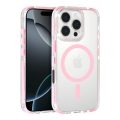 Θήκη Σιλικόνης με Λουράκι Orso Detachable Lanyard με Magsafe για Apple iPhone 13/14 - Clear Pink 