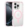 Θήκη Σιλικόνης με Λουράκι Orso Detachable Lanyard με Magsafe για Apple iPhone 13/14 - Clear Pink 