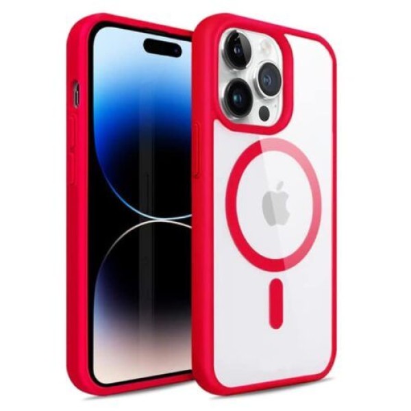 Θήκη Σιλικόνης OEM (MagSafe) για iPhone 14 Pro - Red