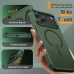 Θήκη Σιλικόνης Orso Magsafe focus iPhone 17 Pro - Frosted Forest Green