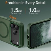 Θήκη Σιλικόνης Orso Magsafe focus iPhone 17 Pro - Frosted Forest Green