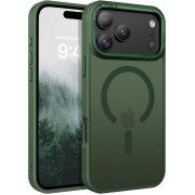 Θήκη Σιλικόνης Orso Magsafe focus iPhone 17 Pro - Frosted Forest Green