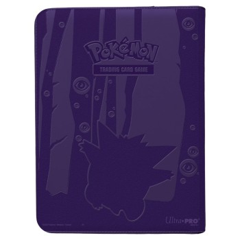 Άλμπουμ Καρτών Ultra Pro Elite Series Gengar - 9-Pocket με φερμουάρ Zippered PRO Binder Gengar (360 θέσεις - Purple)