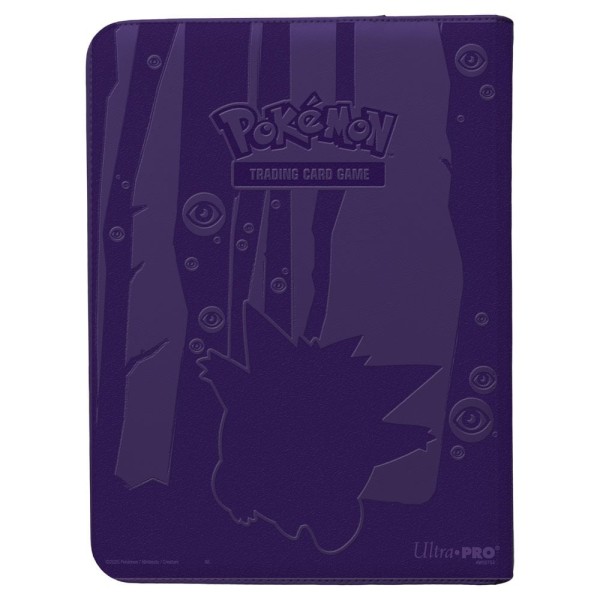 Άλμπουμ Καρτών Ultra Pro Elite Series Gengar - 9-Pocket με φερμουάρ Zippered PRO Binder Gengar (360 θέσεις - Purple)