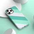 Σκληρή Θήκη Vokamo PU Leather Case για iPhone 14 Plus / iPhone 15 Plus - Mint Green