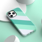 Σκληρή Θήκη Vokamo PU Leather Case για iPhone 14 Plus - Mint Green