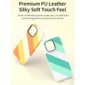 Σκληρή Θήκη Vokamo PU Leather Case για iPhone 14 Plus / iPhone 15 Plus - Mint Green