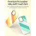 Σκληρή Θήκη Vokamo PU Leather Case για iPhone 14 Plus / iPhone 15 Plus - Mint Green
