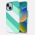 Σκληρή Θήκη Vokamo PU Leather Case για iPhone 14 Plus / iPhone 15 Plus - Mint Green