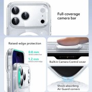 Θήκη Σιλικόνης ESR Classic Hybrid (Camera Control Button) MagSafe Clear Shimmer iPhone 17 Pro Max