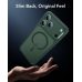 Θήκη Σιλικόνης Orso MagCase Focus με MagSafe για iPhone 17 Pro / 18 Pro – Frosted Green