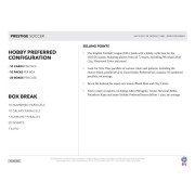 2025/26 Panini Prestige EFL Soccer – Hobby Preferred Box (10 Packs)