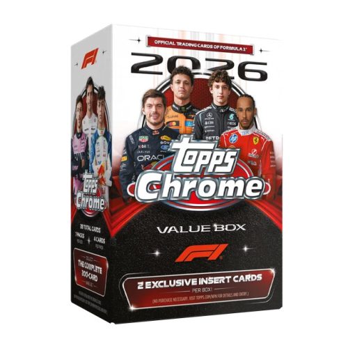 2026 Topps Chrome Formula 1 – Value Box (7 Packs) – English