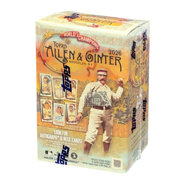 Sports Trading Cards Topps Allen & Ginter Baseball 2026 – Value Box (8 Packs) – English