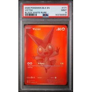 Victini - Black Bolt - English 2025 - 171/086 Black White Rare - PSA MINT 9 - Pokemon Graded Card 