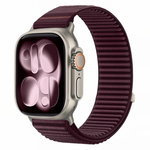 Λουράκι Νάιλον Tech-Protect NylonLoop για Apple Watch Series 8 / 9 / 10 / 11 / 12 / SE (40 / 41 / 42mm) - Deep Burgundy