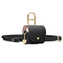 Θήκη Spigen CYRILL Mini Bag από Vegan Δέρμα με Λουράκι για Apple AirPods 4 / 5 - Μαύρο
