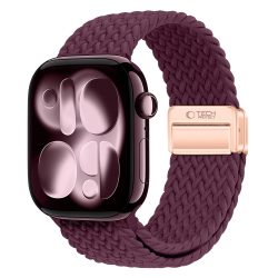 Λουράκι Νάιλον Tech-Protect NylonMag για Apple Watch Series 8 / 9 / 10 / 11 / 12 / SE (40 / 41 / 42mm) - Deep Burgundy