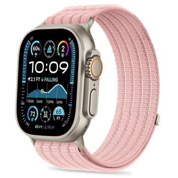 Λουράκι Υφασμάτινο Tech-Protect Nylon Slip για Apple  Watch 44/45/46/49mm - Pink
