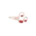 JBL Junior Free Open Ear Bluetooth Handsfree Ακουστικά με Αντοχή στον Ιδρώτα Peach