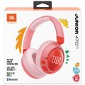 Παιδικά Ακουστικά JBL Junior 470NC Over-Ear με Bluetooth, ANC & 3.5mm - Ροζ