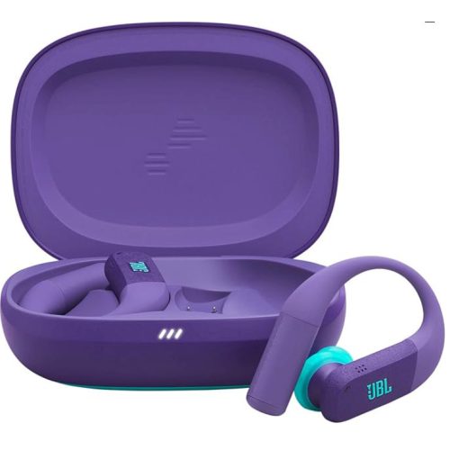 Ασύρματα Αθλητικά Ακουστικά JBL Endurance Peak 4 True Wireless In-Ear με Bluetooth 5.4, ANC, IP68 & Θήκη Φόρτισης - Μώβ