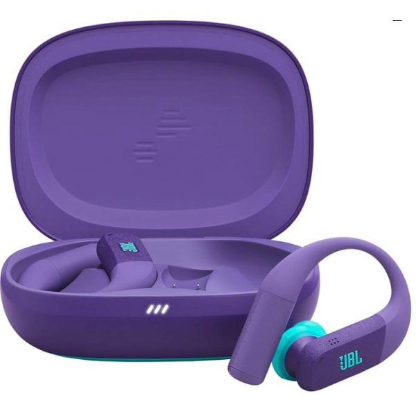 Ασύρματα Αθλητικά Ακουστικά JBL Endurance Peak 4 True Wireless In-Ear με Bluetooth 5.4, ANC, IP68 & Θήκη Φόρτισης - Μώβ